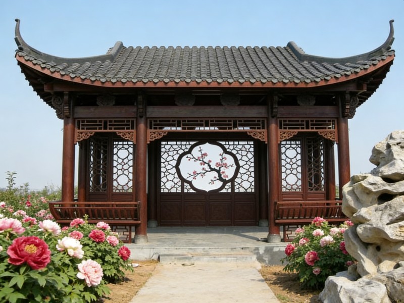 海南防腐木方亭